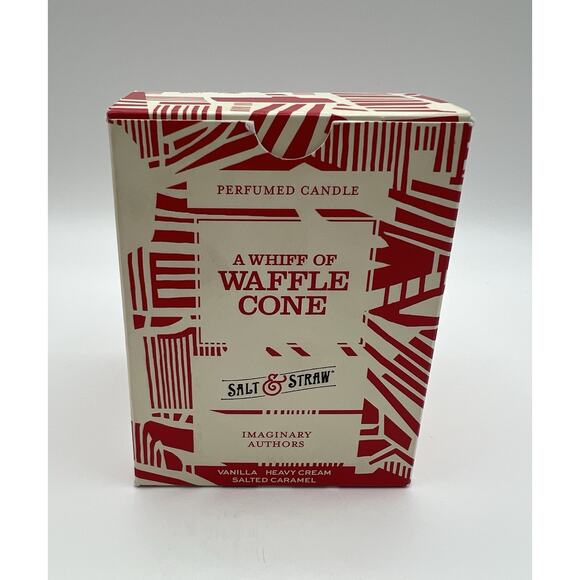 Salt & Straw A Whiff of Waffle Cone Perfumed Candle Vanilla & Salted Caramel NIB - Picture 7 of 11